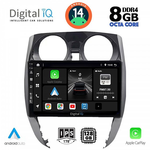 DIGITAL IQ BXF 7464_CPAA (10inc) MULTIMEDIA TABLET for NISSAN NOTE mod. 2012>