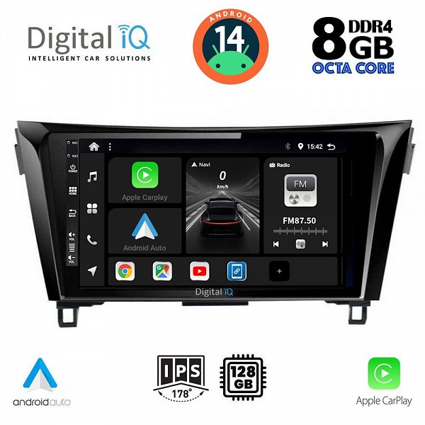 DIGITAL IQ BXF 7468_CPAA (10inc) MULTIMEDIA TABLET for NISSAN QASHQAI - XTRAIL mod. 2014-2021