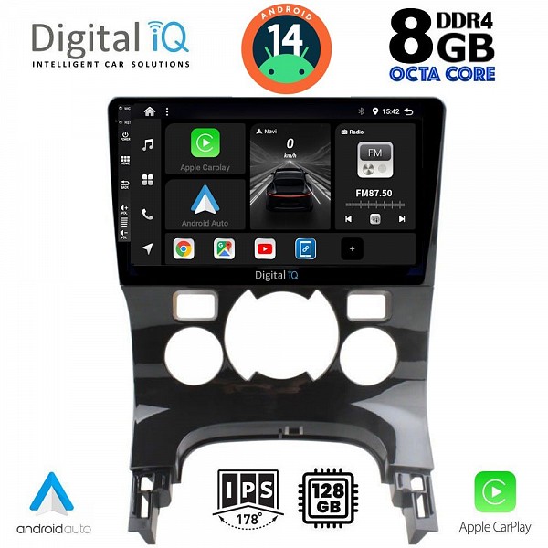 DIGITAL IQ BXF 7515_CPAA CLIMA (9inc) MULTIMEDIA TABLET for PEUGEOT 3008 mod. 2008-2016  CLIMA