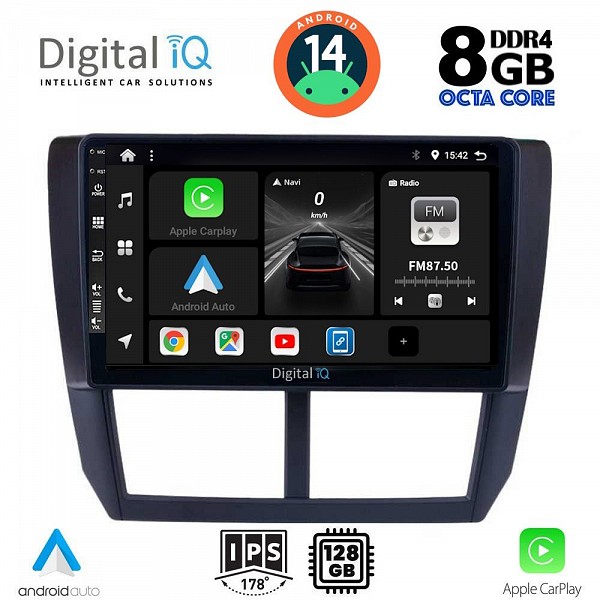 DIGITAL IQ BXF 7662_CPAA (9inc) MULTIMEDIA TABLET for SUBARU FORESTER - IMPREZA - XV mod. 2008-2013