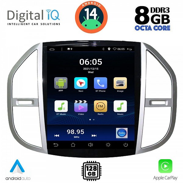 DIGITAL IQ BXF 7960_CPAA TESLA STYLE for MERCEDES VITO mod. 2015>