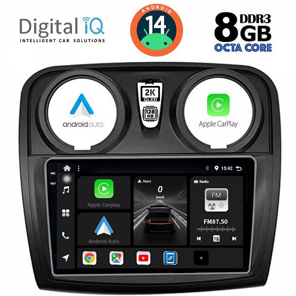 DIGITAL IQ BXF 8108_CPAA (9inc) MULTIMEDIA TABLET for DACIA LOGAN ? SANDERO mod. 2012-2019