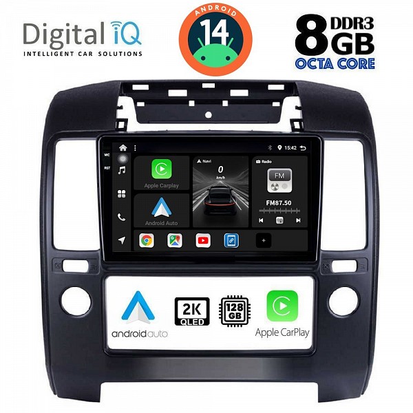 DIGITAL IQ BXF 8454_CPAA A/C (9inc) MULTIMEDIA TABLET for NISSAN NAVARA D40 mod. 2006-2011  A/C