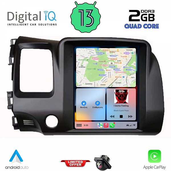 DIGITAL IQ BXH 2988_CPA TESLA STYLE OEM HONDA CIVIC 4D mod. 2006-2012