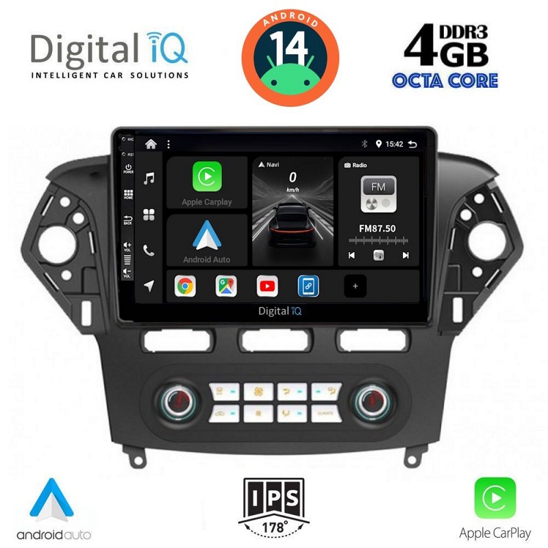 DIGITAL IQ BXF 6163_CPAA CLIMA (10inc) MULTIMEDIA TABLET for FORD MONDEO mod. 2011-2013