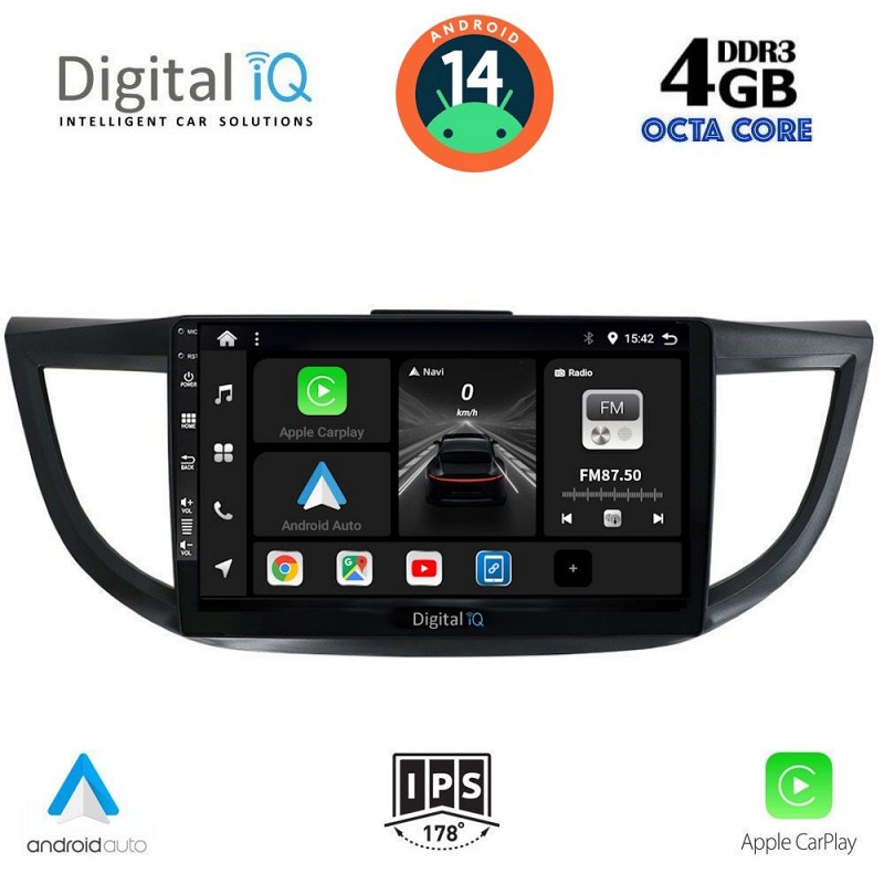 DIGITAL IQ BXF 6198_CPAA (10inc) MULTIMEDIA TABLET for HONDA CRV mod. 2013-2017