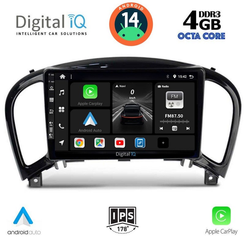 DIGITAL IQ BXF 6452_CPAA (9inc) MULTIMEDIA TABLET for NISSAN JUKE mod. 2009-2020