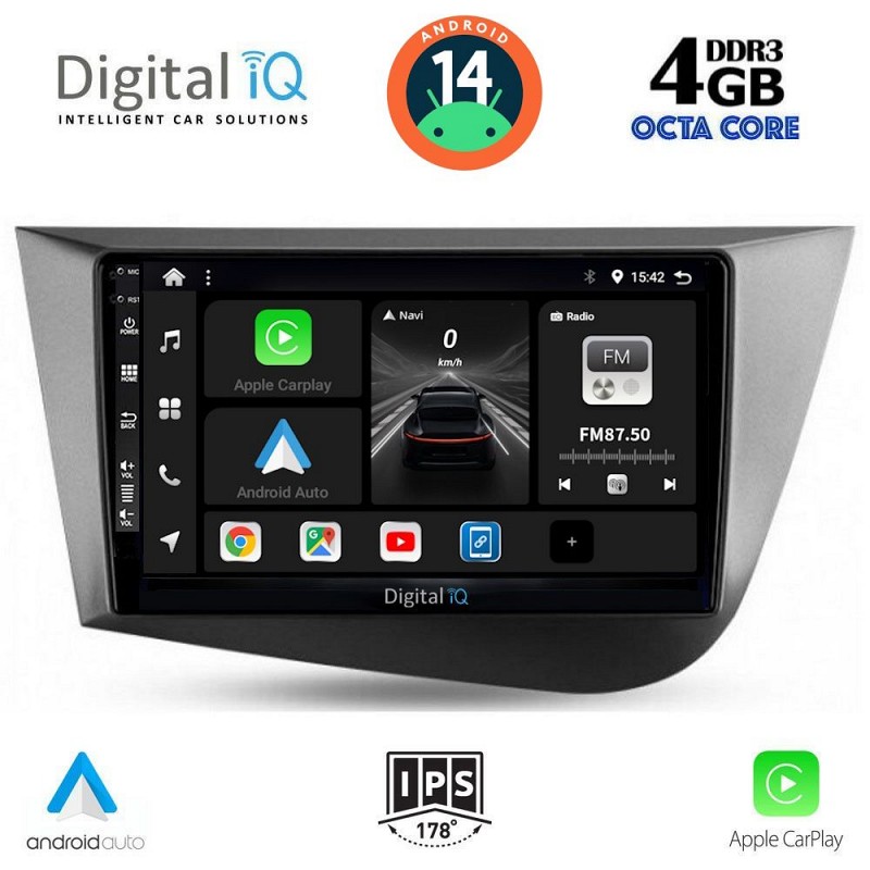 DIGITAL IQ BXF 6574_CPAA (9inc) MULTIMEDIA TABLET for SEAT LEON mod. 2005-2012