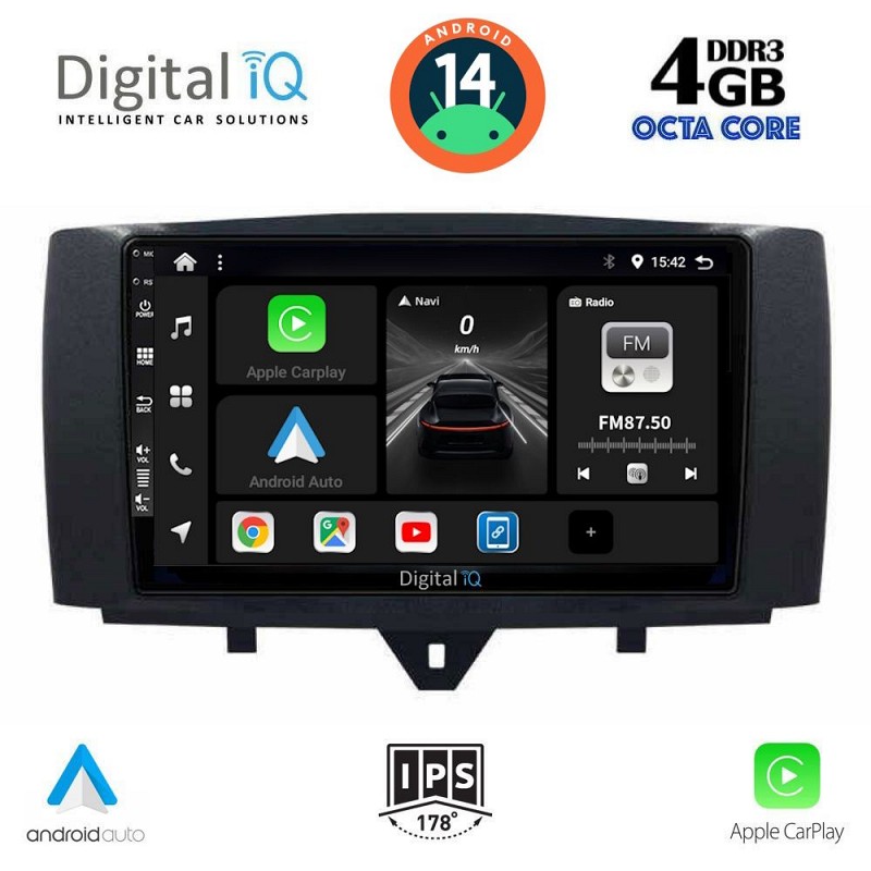 DIGITAL IQ BXF 6622_CPAA (9inc) MULTIMEDIA TABLET for SMART (451) mod. 2010-2015