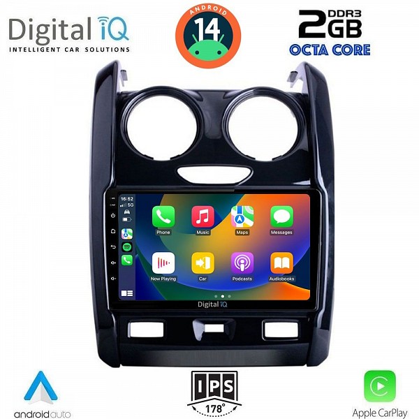 DIGITAL IQ RTG 4103_CPA (9inc) MULTIMEDIA TABLET for DACIA DUSTER mod. 2012-2019