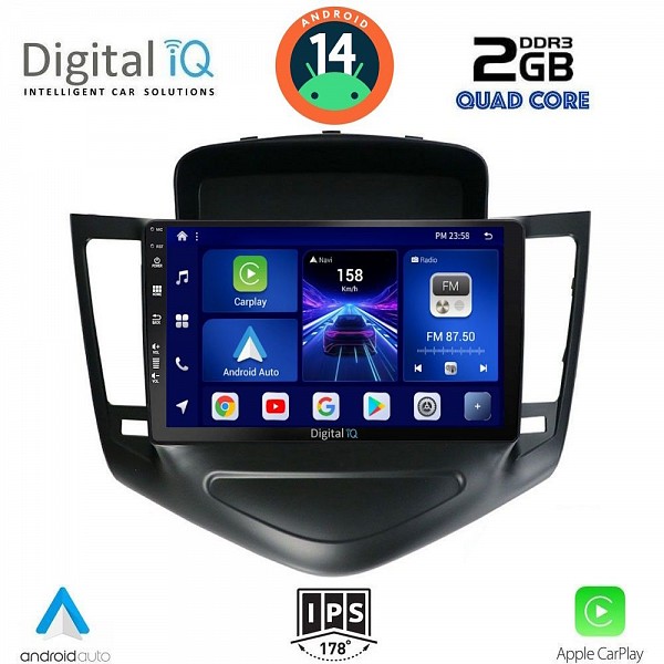 DIGITAL IQ BXC 3076_CPAA (9inc) MULTIMEDIA TABLET for CHEVROLET CRUZE mod. 2008-2012
