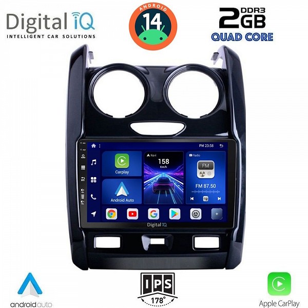 DIGITAL IQ BXC 3103_CPAA (9inc) MULTIMEDIA TABLET for DACIA DUSTER mod. 2012-2019