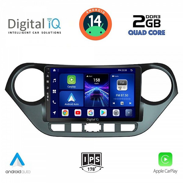 DIGITAL IQ BXC 3224_CPAA (9inc) MULTIMEDIA TABLET for HYUNDAI i10 mod. 2014-2020