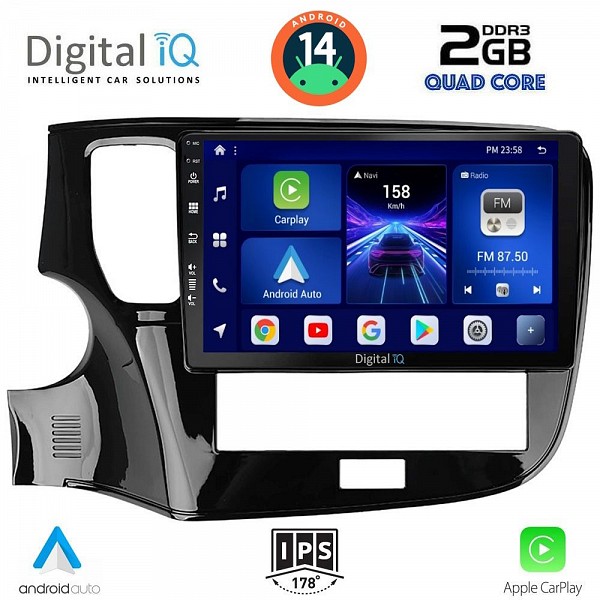 DIGITAL IQ BXC 3440_CPAA (10inc) MULTIMEDIA TABLET for MITSUBISHI OUTLANDER mod. 2020-2022