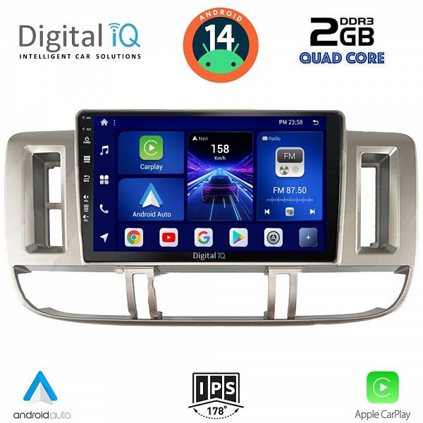 DIGITAL IQ BXC 3474_CPAA (9inc) MULTIMEDIA TABLET for NISSAN XTRAIL mod. 2000-2004