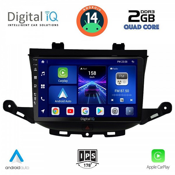 DIGITAL IQ BXC 3483_CPAA (9inc) MULTIMEDIA TABLET for OPEL ASTRA K mod. 2015>