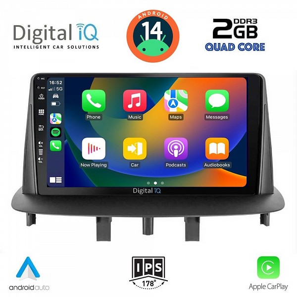 DIGITAL IQ BXC 3556_CPAA (9inc) MULTIMEDIA TABLET for RENAULT MEGANE 3 mod. 2009-2016