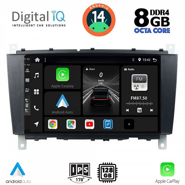 DIGITAL IQ BXF 7403_CPAA (8inc) MULTIMEDIA TABLET for MERCEDES C ? CLK (W203-209) mod. 2004-2008