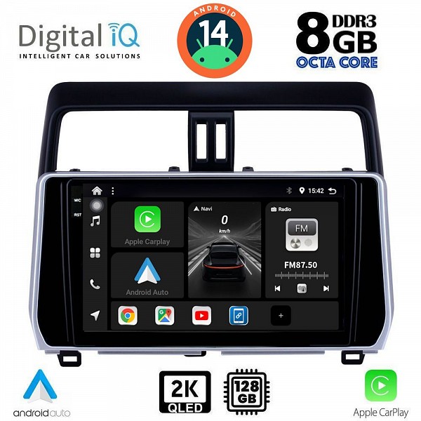 DIGITAL IQ BXF 8739_CPAA (10inc) MULTIMEDIA TABLET for TOYOTA LAND CRUISER mod. 2019>