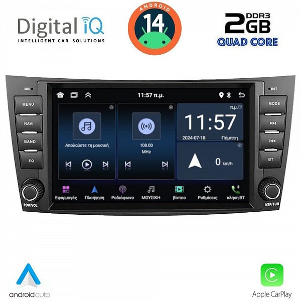 DIGITAL IQ MSD 090_CPA (8" DECK) MULTIMEDIA for MERCEDES E (W211) ? CLS (W219) mod. 2003-2009