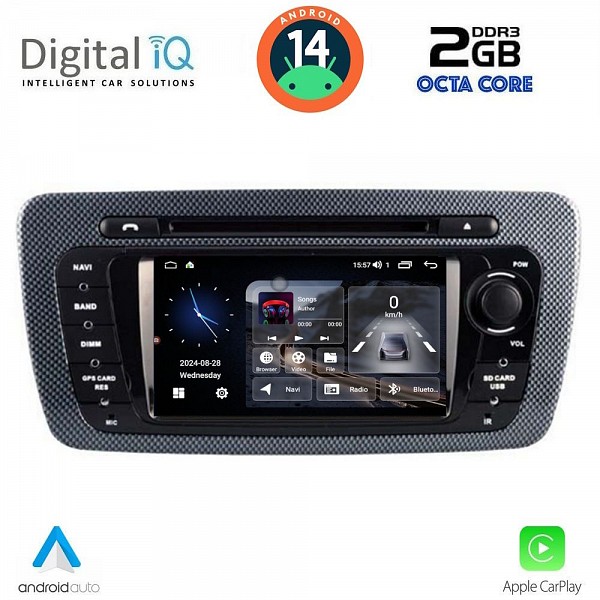 DIGITAL IQ MSF 346_CPA (7? DECK) MULTIMEDIA SYSTEM for SEAT IBIZA mod. 2008-2015