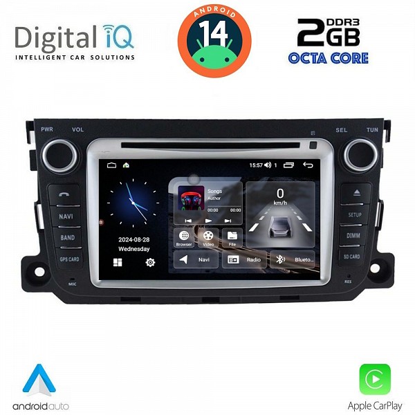 DIGITAL IQ MSF 387_CPA (7? DECK) MULTIMEDIA SYSTEM for SMART (451) mod. 2010-2015