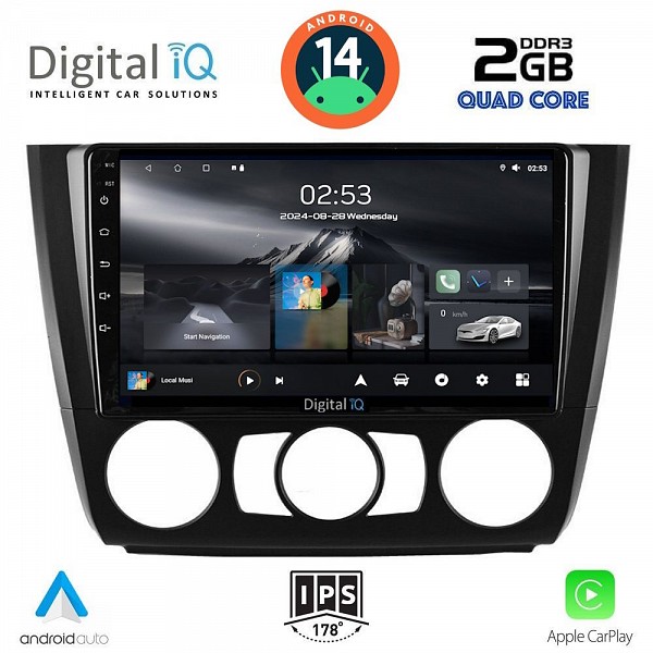 DIGITAL IQ RSB 1040_CPA A/C (9inc) MULTIMEDIA TABLET for BMW S.1  E81-82-87-88 mod. 2004-2013