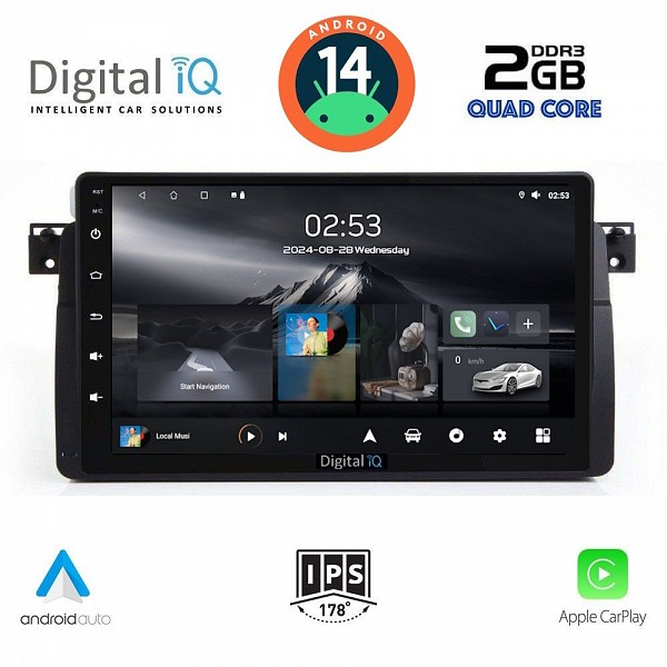 DIGITAL IQ RSB 1042_CPA (9inc) MULTIMEDIA TABLET for BMW E46 mod. 1998-2005