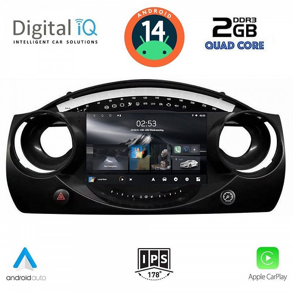 DIGITAL IQ RSB 1063_CPA (9inc) MULTIMEDIA TABLET for MINI COOPER (R50-R52-R53) mod. 2000-2006