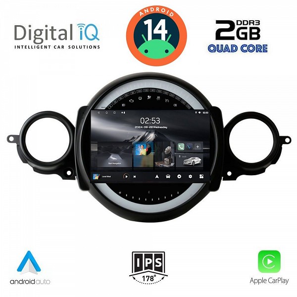 DIGITAL IQ RSB 1064_CPA (9inc) MULTIMEDIA TABLET for MINI COOPER (R56-R57) mod. 2006-2014 ? CLUBMAN (R55) mod. 2007-2014