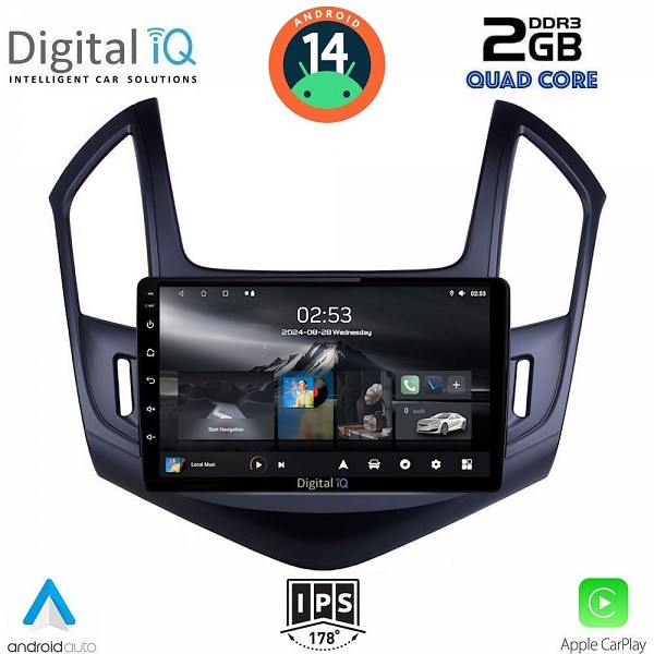 DIGITAL IQ RSB 1077_CPA (9inc) MULTIMEDIA TABLET for CHEVROLET CRUZE mod. 2013-2015