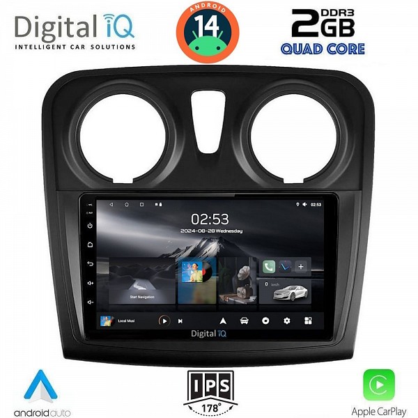 DIGITAL IQ RSB 1108_CPA (9inc) MULTIMEDIA TABLET for DACIA LOGAN ? SANDERO mod. 2012-2019