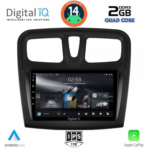 DIGITAL IQ RSB 1108SQ_CPA (9inc) MULTIMEDIA TABLET for DACIA LOGAN ? SANDERO mod. 2012-2019