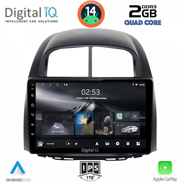 DIGITAL IQ RSB 1124_CPA (10inc) MULTIMEDIA TABLET for DAIHATSU SIRION mod. 2006-2012