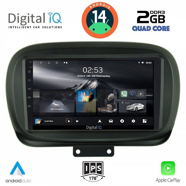 DIGITAL IQ RSB 1134_CPA (9inc) MULTIMEDIA TABLET for FIAT 500 mod. 2014>