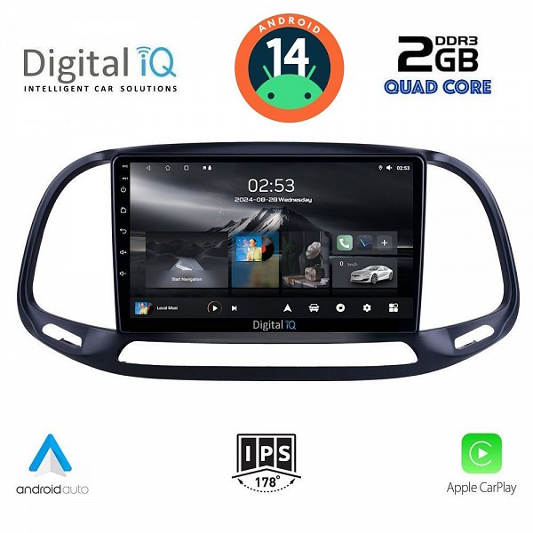 DIGITAL IQ RSB 1138_CPA (9inc) MULTEMDIA MULTIMEDIA TABLET for FIAT DOBLO ? OPEL COMBO mod. 2015-2018