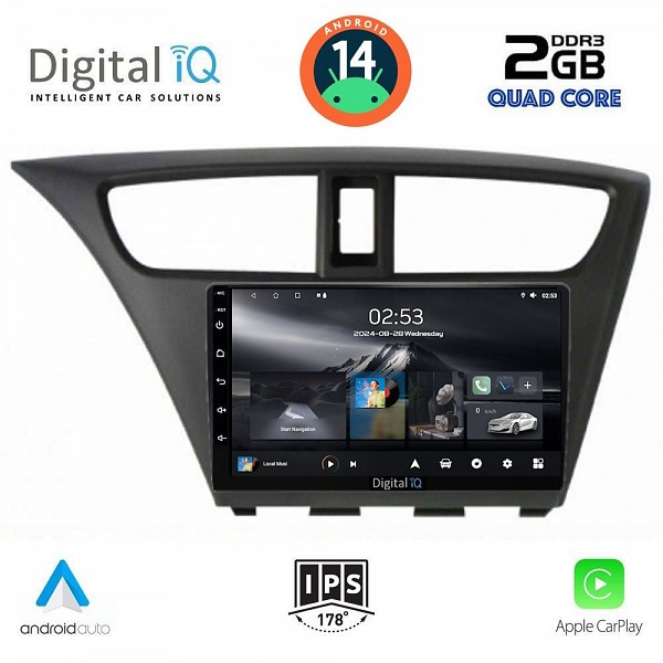 DIGITAL IQ RSB 1190_CPA (9inc) MULTIMEDIA TABLET for HONDA CIVIC  mod. 2012-2016