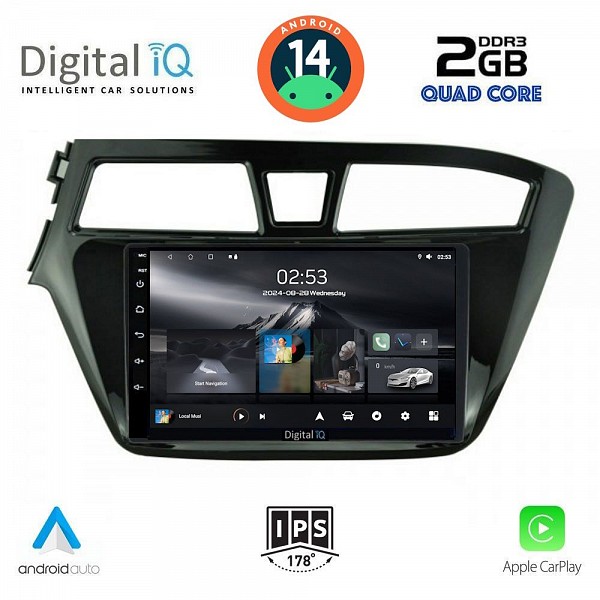 DIGITAL IQ RSB 1229_CPA (9inc) MULTIMEDIA TABLET for HYUNDAI i20 mod. 2014-2018