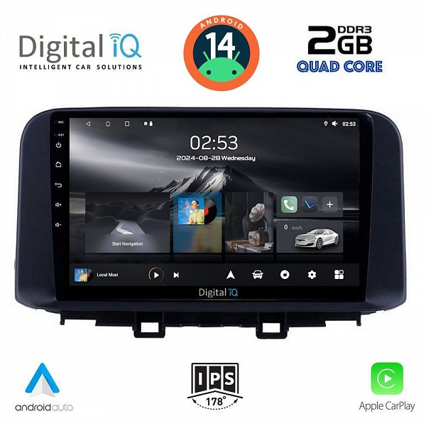 DIGITAL IQ RSB 1237_CPA (10inc) MULTIMEDIA TABLET for HYUNDAI KONA mod. 2017>