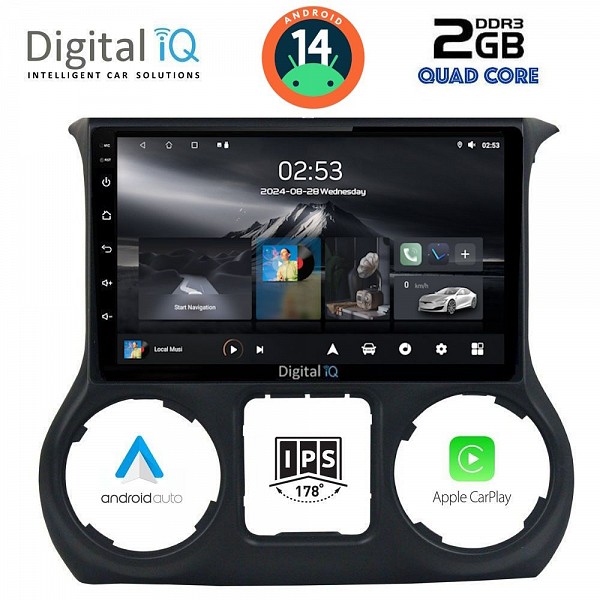 DIGITAL IQ RSB 1296_CPA (10inc) MULTIMEDIA TABLET for JEEP WRANGLER  mod. 2014-2017