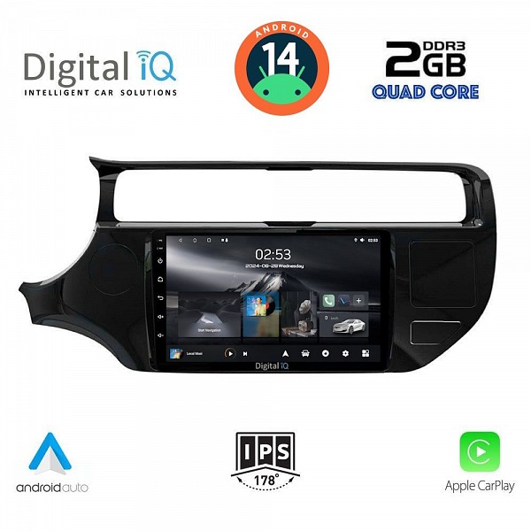 DIGITAL IQ RSB 1315_CPA (9inc) MULTIMEDIA TABLET for KIA RIO mod. 2015-2018