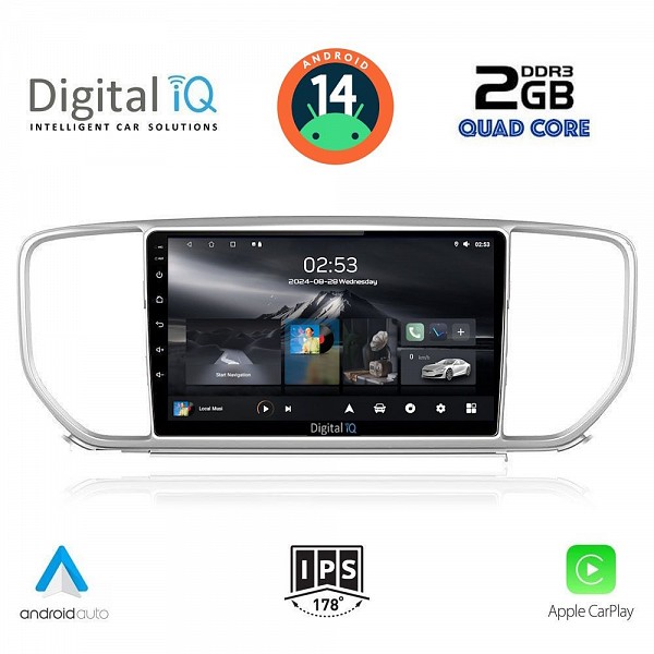 DIGITAL IQ RSB 1327_CPA (9inc) MULTIMEDIA TABLET for KIA SPORTAGE mod. 2018>