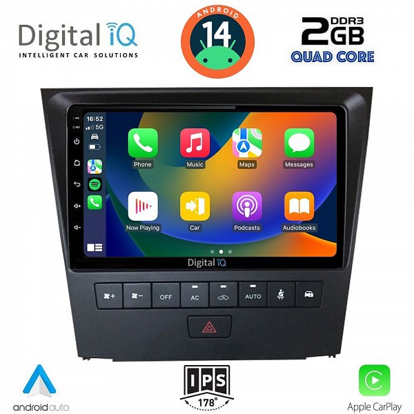 DIGITAL IQ RSB 1341_CPA (9inc) MULTIMEDIA TABLET for LEXUS GS mod. 2004-2011