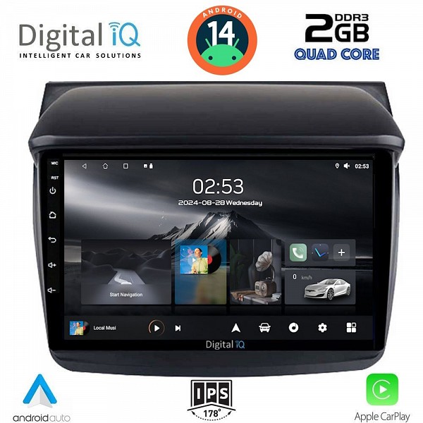 DIGITAL IQ RSB 1436_CPA (9inc) MULTIMEDIA TABLET for MITSUBISHI L200 mod. 2006-2015