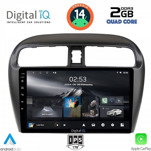 DIGITAL IQ RSB 1448_CPA (9inc) MULTIMEDIA TABLET for MITSUBISHI SPACESTAR mod. 2013-2020