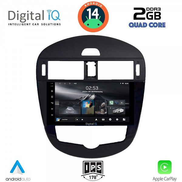 DIGITAL IQ RSB 1470_CPA CLIMA (9inc)MULTIMEDIA TABLET for NISSAN PULSAR mod. 2014>