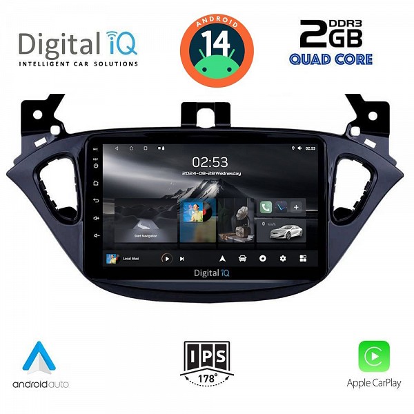 DIGITAL IQ RSB 1486_CPA (9inc) MULTIMEDIA TABLET for OPEL ADAM - CORSA E mod. 2014-2021