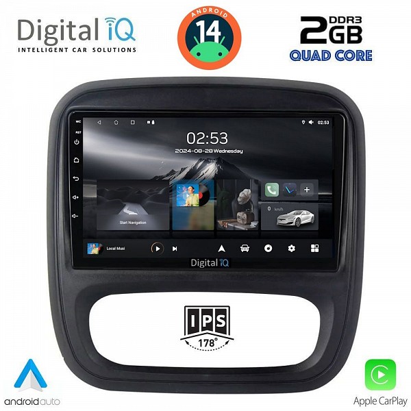 DIGITAL IQ RSB 1499_CPA (9inc) MULTIMEDIA TABLET for OPEL VIVARO ? RENAULT TRAFIC ? FIAT TALENDO ? NISSAN NV 300 mod. 2014>