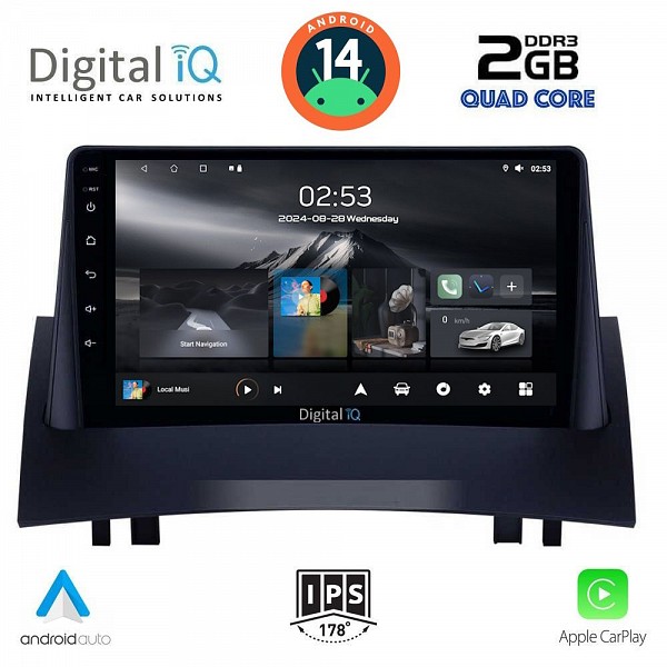 DIGITAL IQ RSB 1555_CPA (9inc) MULTIMEDIA TABLET for RENAULT MEGANE 2 mod. 2002-2008
