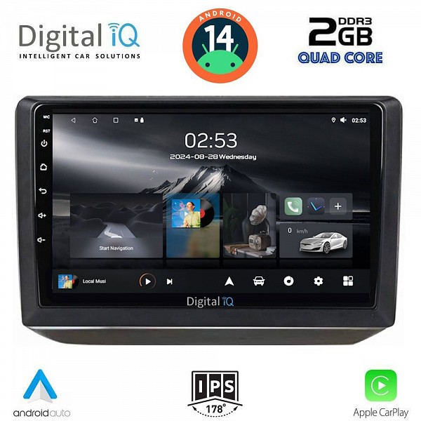 DIGITAL IQ RSB 1581_CPA (10inc) MULTIMEDIA TABLET for SKODA FABIA mod. 2008-2014